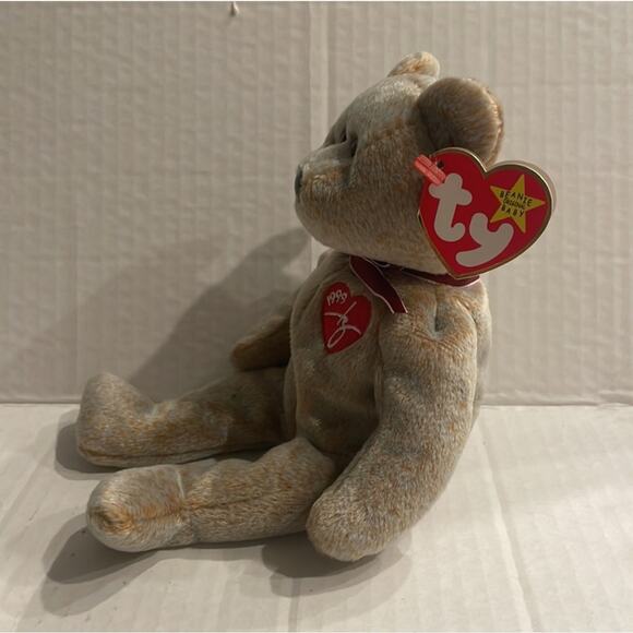 TY Beanie Baby 1999 Signature Bear - Picture 2 of 6